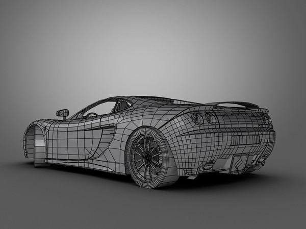 3d model ascari car - Ascari KZ1 by Swan3DStudios